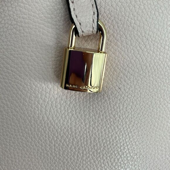 Marc Jacobs Mini Grind Coated Leather Tote Crossbody Bag Purse - Picture 9 of 12